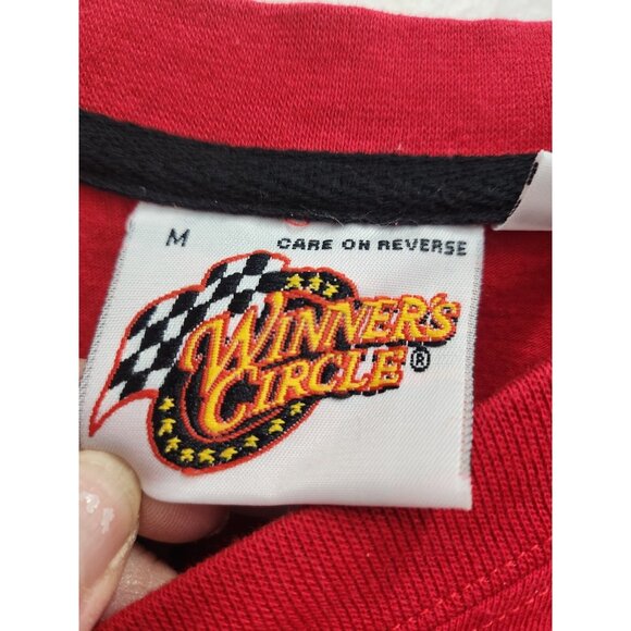 Vintage Nascar Mens Dale Jr #8 T-Shirt Medium Red Bud Racing Winners Circle - Picture 5 of 10